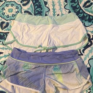 2 pairs of lululemon shorts